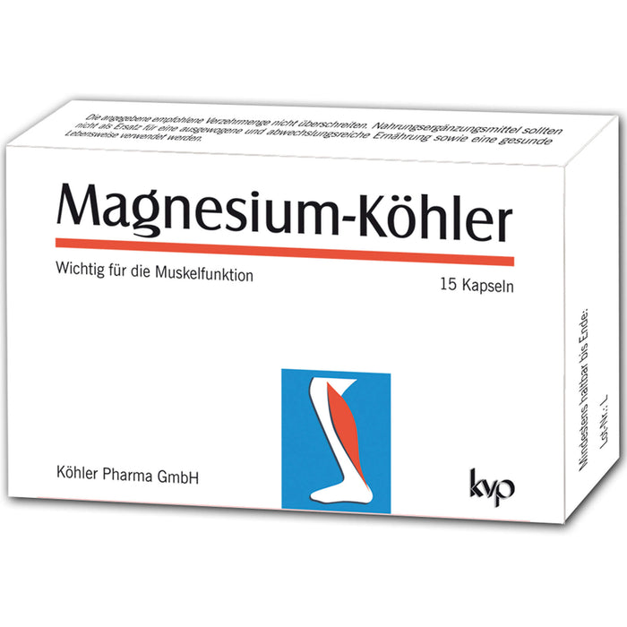 Magnesium-Köhler Kapseln, 15 pc Capsules