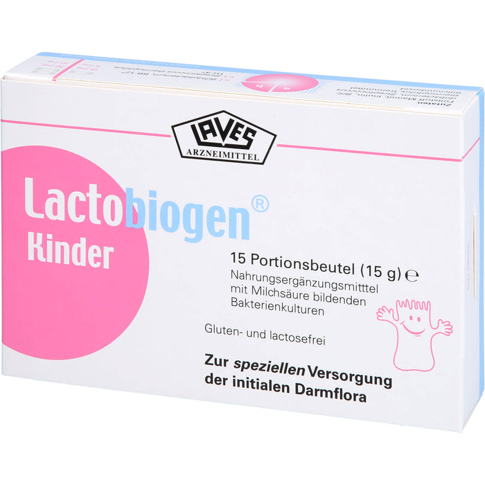 Lactobiogen Kinder Portionsbeutel, 15 pc Sachets