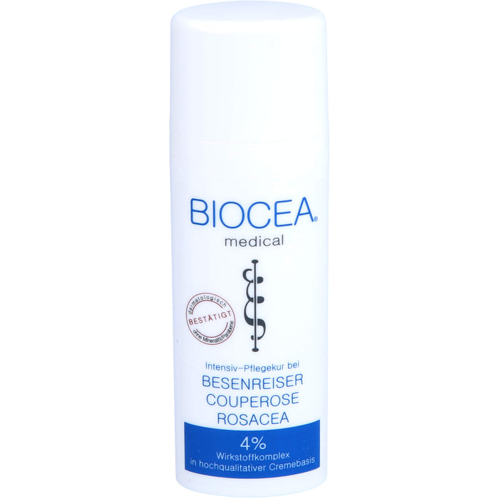 BIOCEA Intensiv-Pflegekur bei Besenreiser Couperose Rosacea Creme, 30 ml Cream