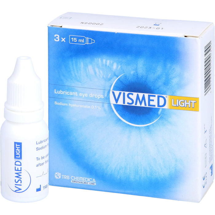 VISMED light benetzende Augentropfen, 45 ml Solution