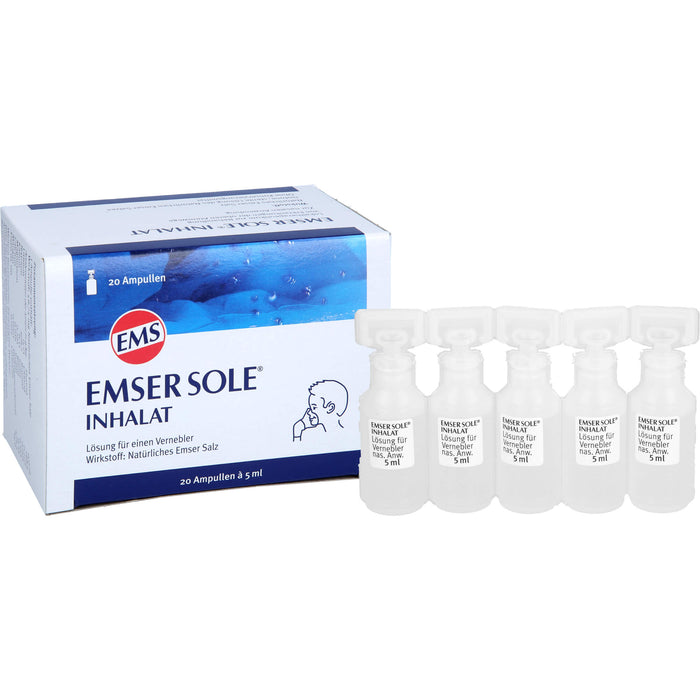 EMSER SOLE Inhalat Ampullen, 20 pcs. Ampoules