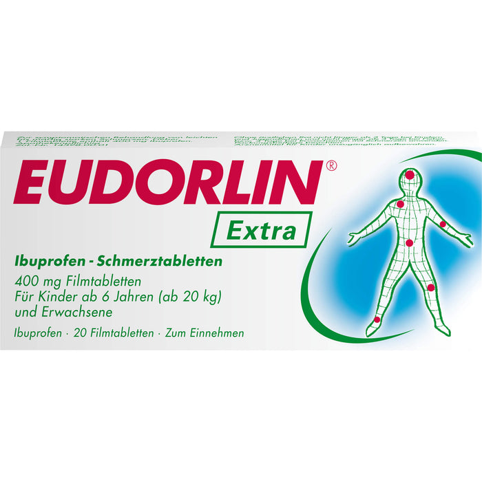 Eudorlin Extra Ibuprofen-Schmerztabletten, 20 St. Tabletten