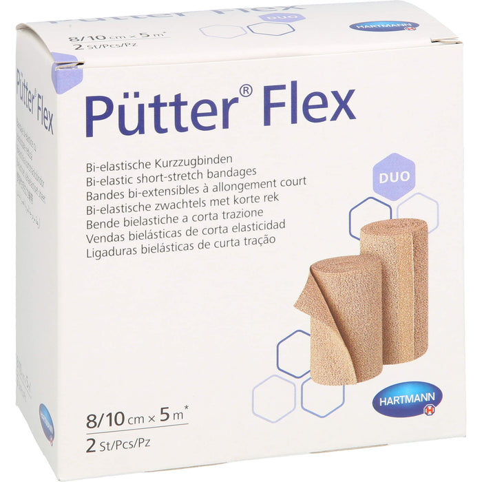 PütterFlex Duo Binde 8cm/10cmx5m, 2 St BIN