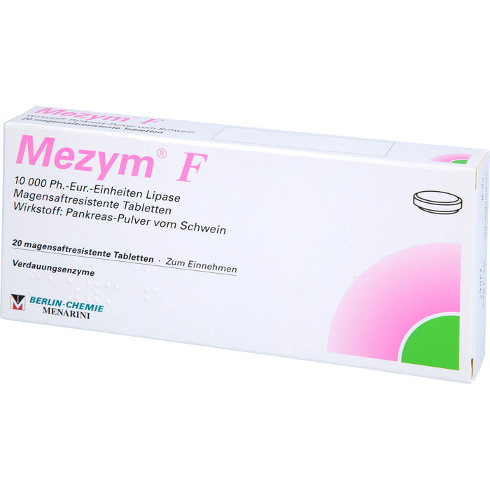 BERLIN-CHEMIE Mezym F Filmtabletten Verdauungsenzyme, 20 pcs. Tablets