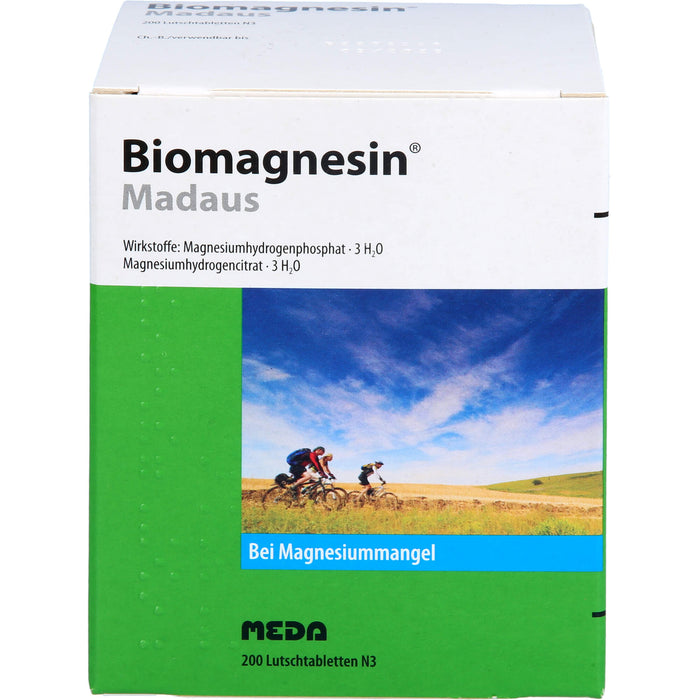 Biomagnesin Madaus Lutschtabletten bei Magnesiummangel, 200 pc Tablettes