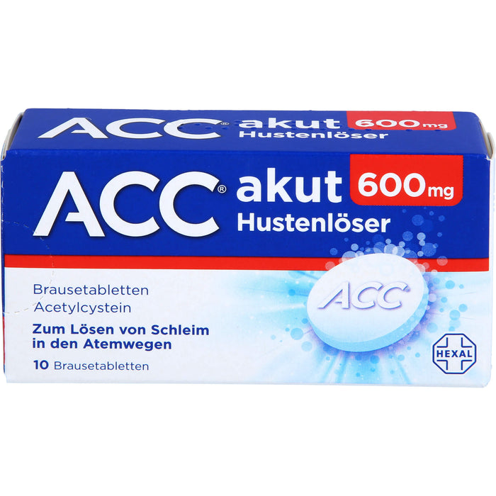 ACC akut 600 mg Hustenlöser Brausetabletten, 10 St. Tabletten