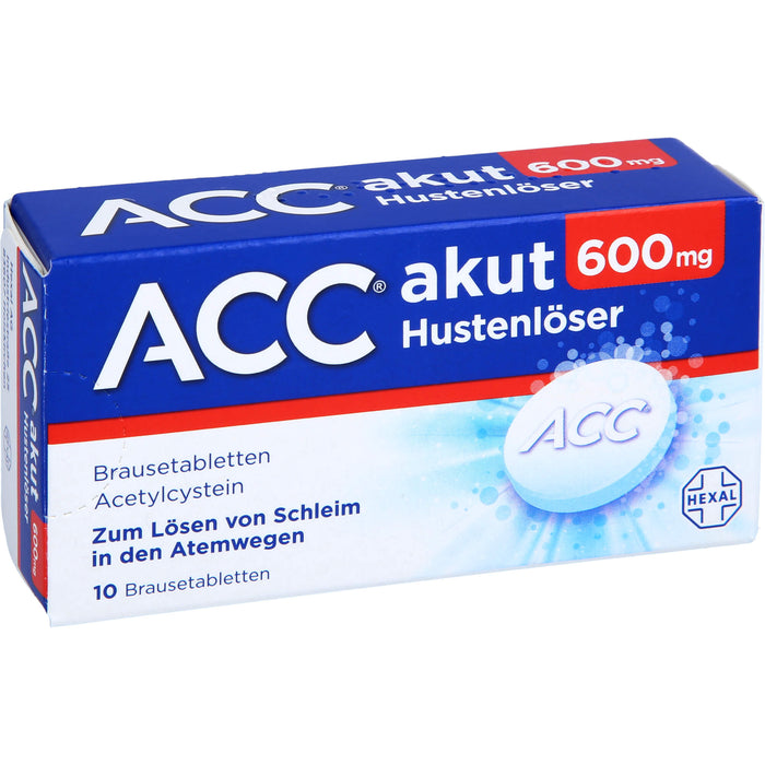 ACC akut 600 mg Hustenlöser Brausetabletten, 10 St. Tabletten