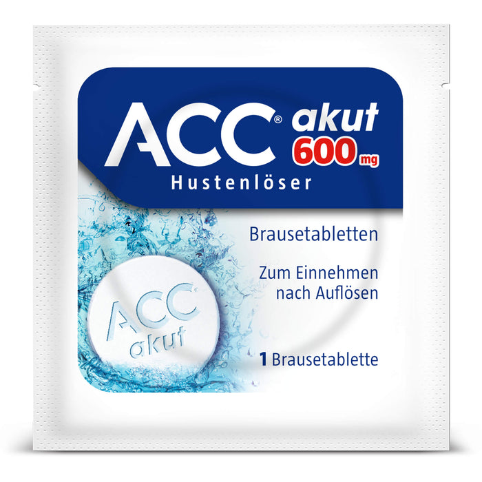 ACC akut 600 mg Hustenlöser Brausetabletten, 10 St. Tabletten