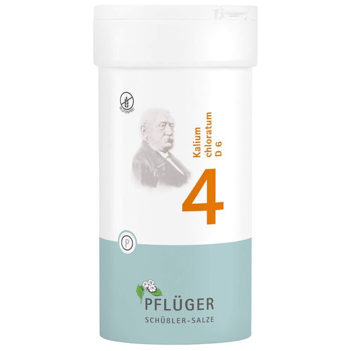 PFLÜGER Biochemie 4 Kalium chloratum D 6 Tabletten, 400 St. Tabletten