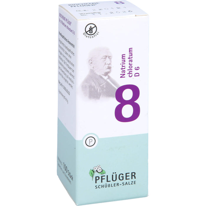 PFLÜGER Biochemie Nr.8 Natrium chloratum D 6 Tabletten, 100 St. Tabletten