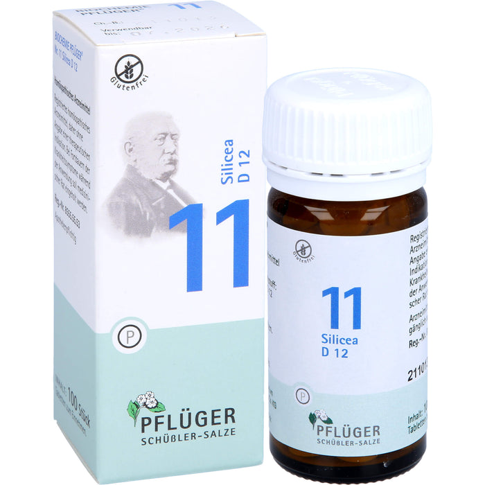 PFLÜGER Biochemie 11 Silicea D 12 Tabletten, 100 St. Tabletten