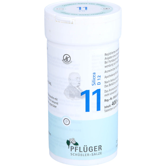 PFLÜGER Schüßler-Salze 11 Silicea D 12 Tabletten, 400 pc Tablettes