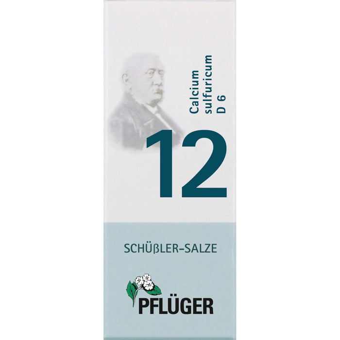 PFLÜGER Biochemie Nr.12 Calcium sulfuricum D 6 Tabletten, 400 St. Tabletten