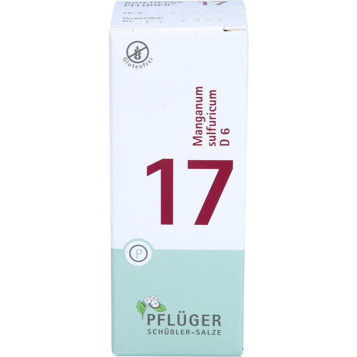 PFLÜGER Biochemie 17 Manganum sulfuricum D 6 Tabletten, 100 pc Tablettes