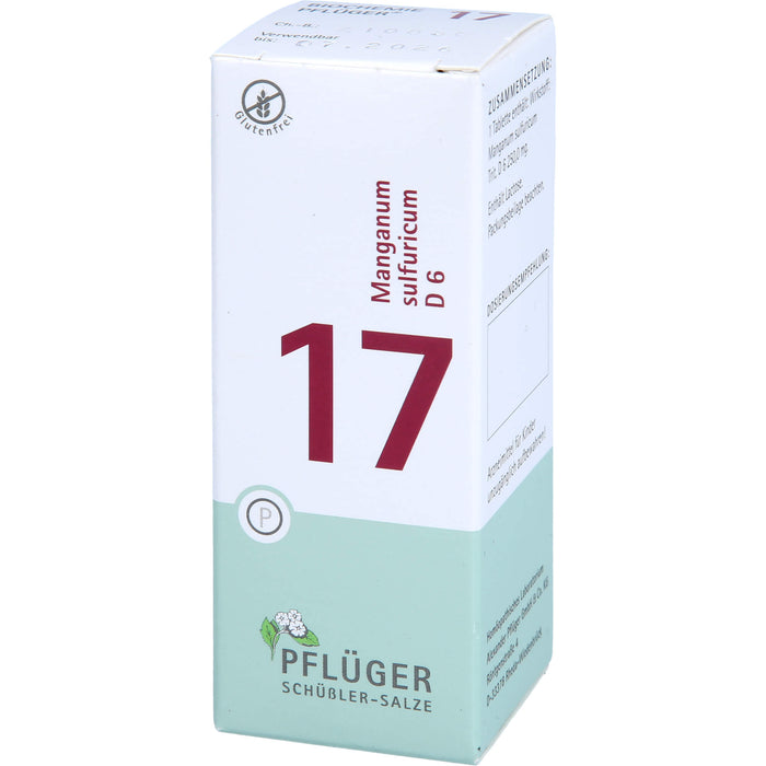 PFLÜGER Biochemie 17 Manganum sulfuricum D 6 Tabletten, 100 pc Tablettes