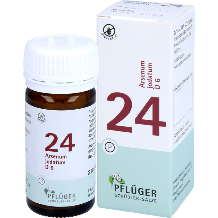 PFLÜGER Biochemie 24 Arsenum jodatum D6 Tabletten, 100 pcs. Tablets