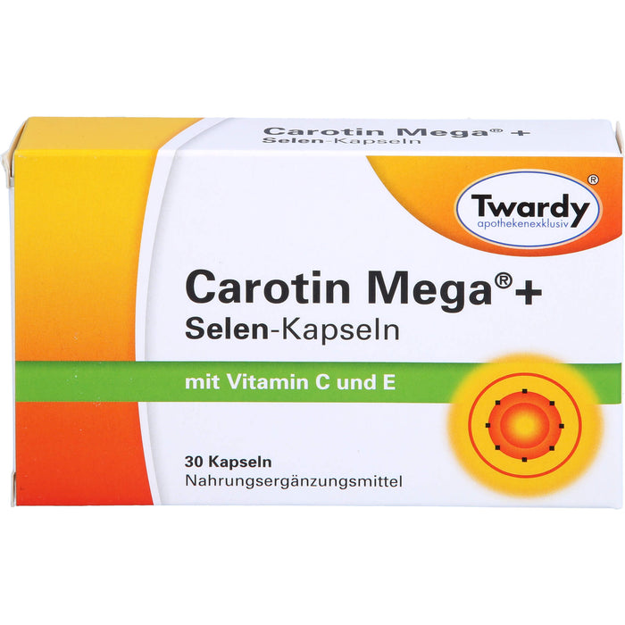 Twardy Carotin Mega + Selen-Kapseln, 30 St. Kapseln