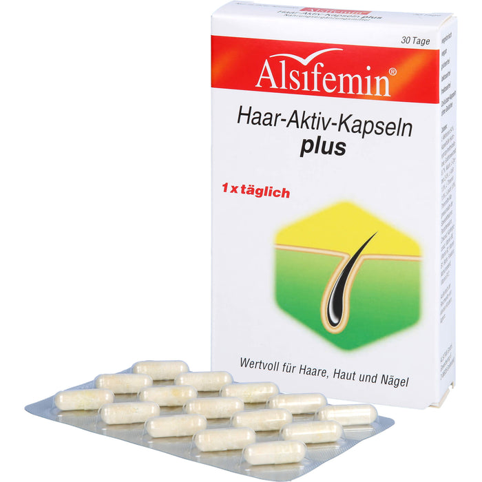 Alsifemin Haar-Aktiv-Kapseln plus, 30 pcs. Capsules