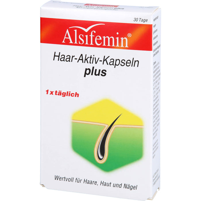 Alsifemin Haar-Aktiv-Kapseln plus, 30 St. Kapseln