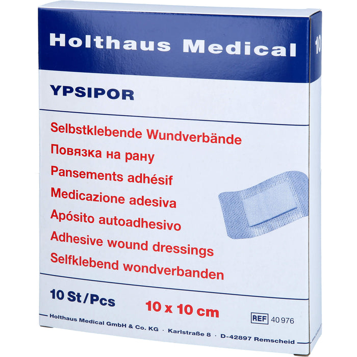 WUNDVERBAND steril YPSIPOR 10x10cm, 10 St VER