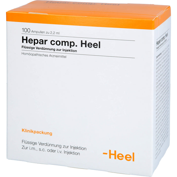 Hepar comp. Heel Amp., 100 St. Ampullen