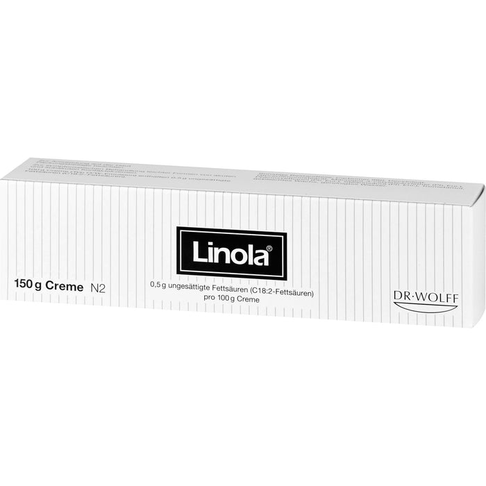 Linola Creme beruhigt, kühlt und wirkt Entzündungen ohne Cortison entgegen, 150 g Crème