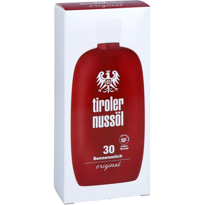 Tiroler Nussöl Original Sonnenmilch wasserfest LSF 30, 150 ml Crème