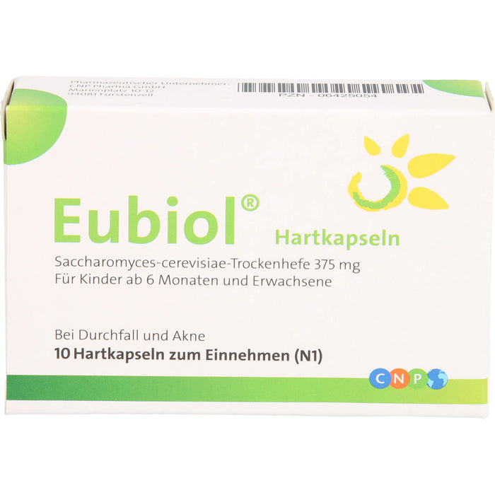 Eubiol Hartkapseln bei Durchfall und Akne, 10 pc Capsules