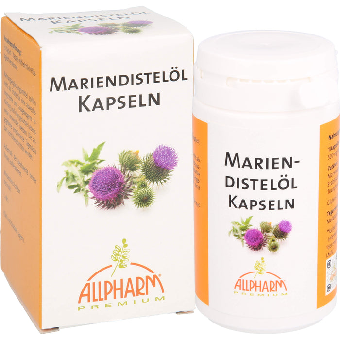 ALLPHARM Mariendistelöl 500 mg Kapseln, 60 pcs. Capsules