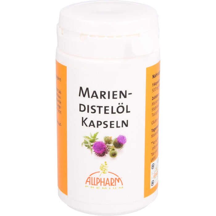 ALLPHARM Mariendistelöl 500 mg Kapseln, 60 pcs. Capsules