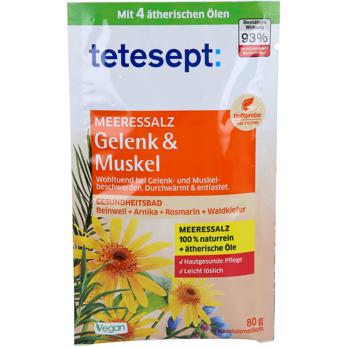 tetesept Meeressalz Gelenk + Muskel, 80 g SLZ