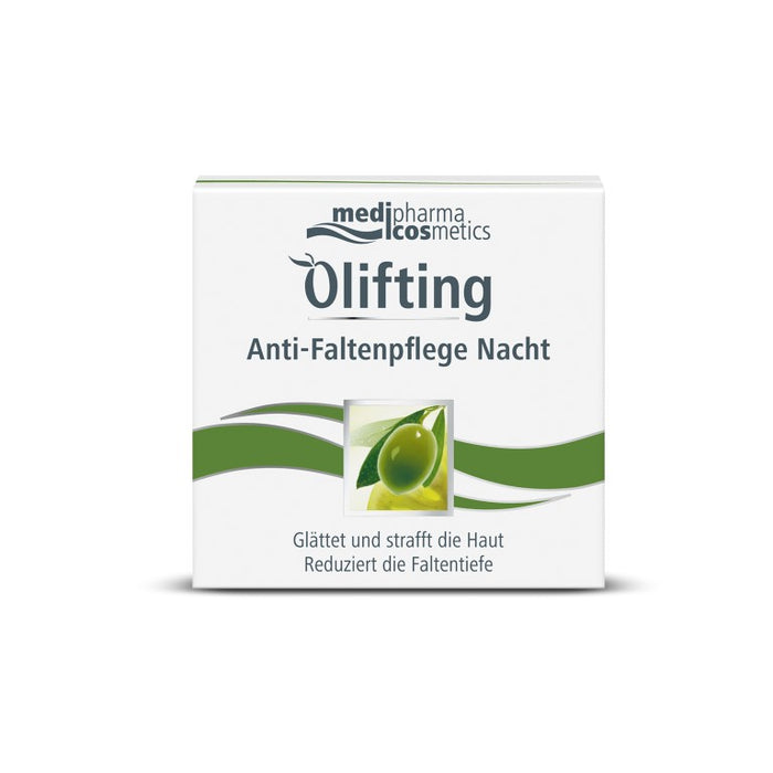 medipharma cosmetics Olivenöl Olifting Anti Faltenpflege Nacht, 50 ml Cream