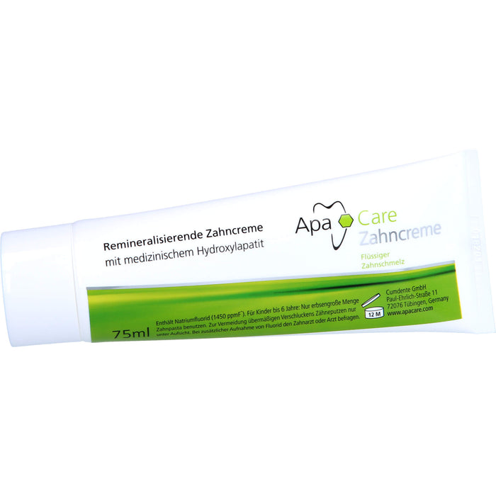 ApaCare Zahncreme, 75 ml Dentifrice