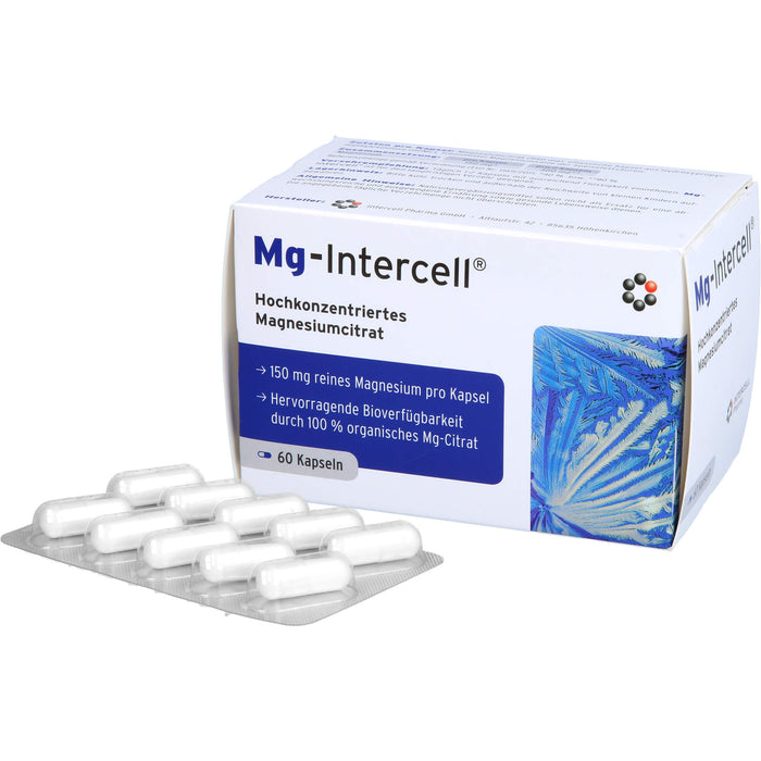 Mg-Intercell Kapseln zur Unterstützung bei Magnesiummangel, 60 pcs. Capsules