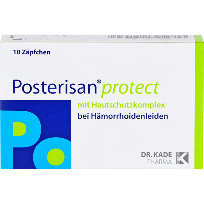 Posterisan protect bei Hämorrhoidenleiden Zäpfchen, 10 pc Suppositoires