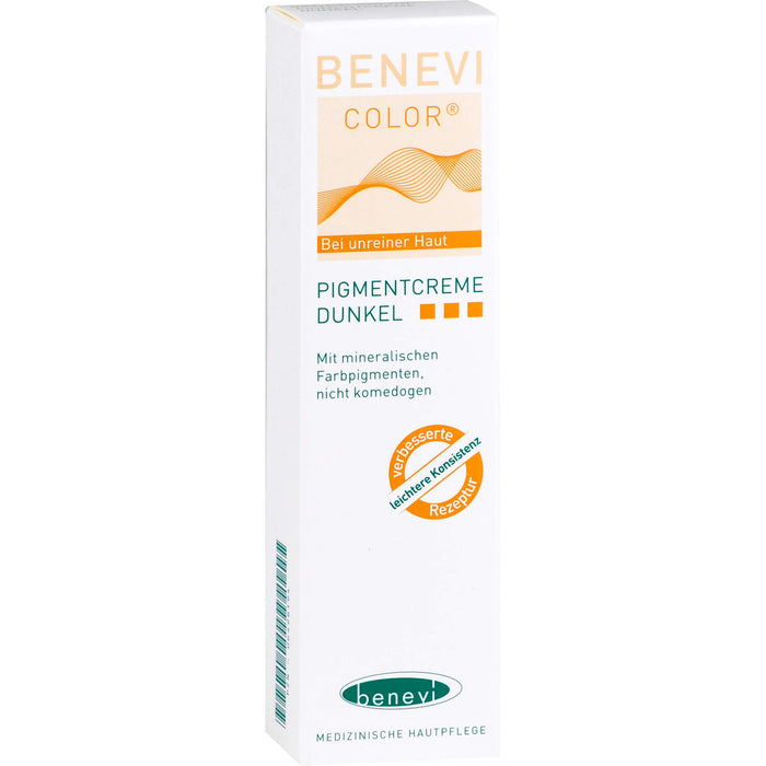 Benevi Color Pigmentcreme dunkel hautverträgliche Abdeckung, 20 ml Cream