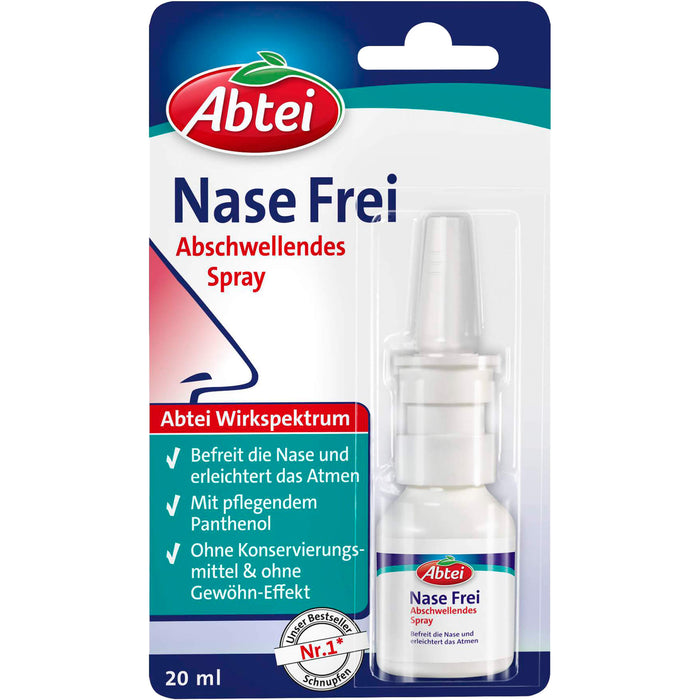 Abtei Nase Frei abschwellendes Spray, 20 ml Solution