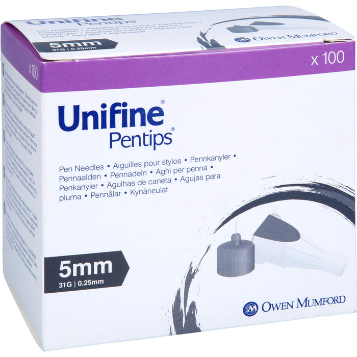 Unifine Pentips 5mm 31G, 100 St KAN