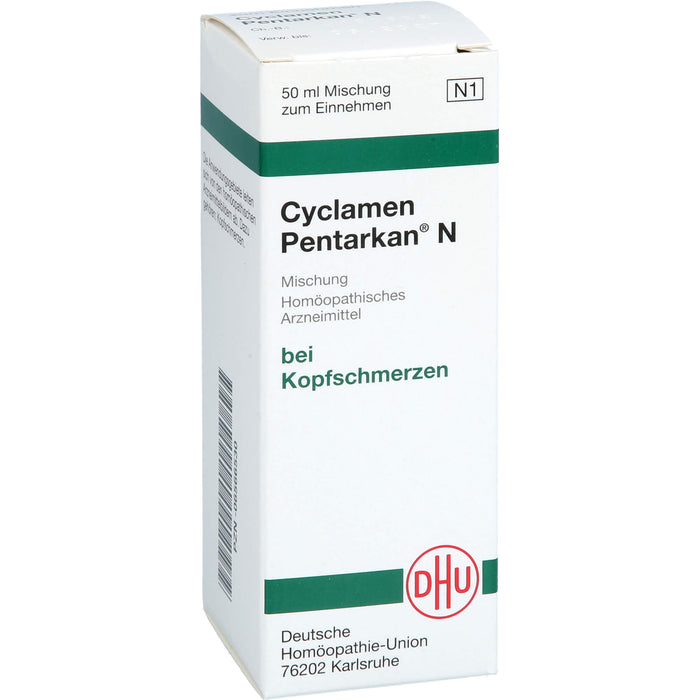 DHU Cyclamen Pentarkan N Mischung bei Kopfschmerzen, 50 ml Lösung