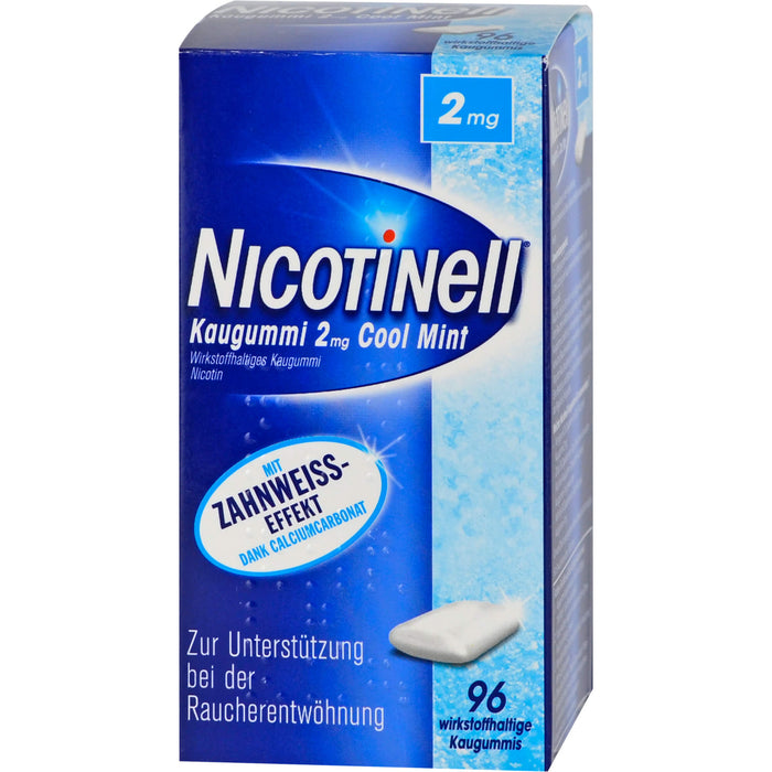 NICOTINell Kaugummi 2 mg Cool Mint, 96 pc Gomme à mâcher