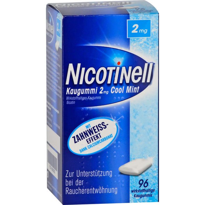 NICOTINell Kaugummi 2 mg Cool Mint, 96 pcs. Chewing gum