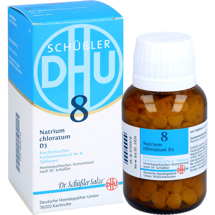 DHU Schüßler-Salz Nr. 8 Natrium chloratum D 3 Tabletten, 420 St. Tabletten