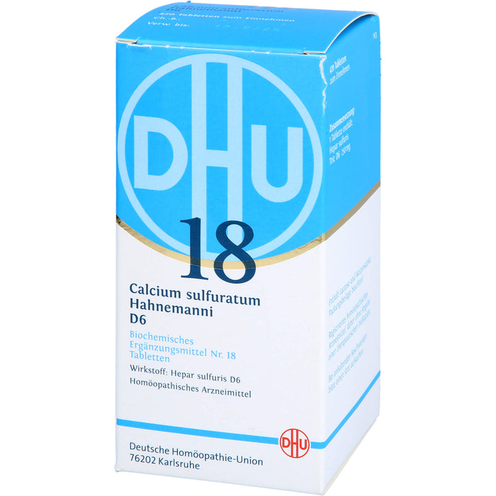 DHU Biochemie 18 Calcium sulfuratum D6 Tabletten, 420 pcs. Tablets