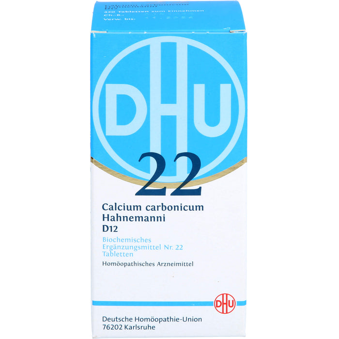 DHU Biochemie 22 Calcium carbonicum D12 Tabletten, 420 pcs. Tablets