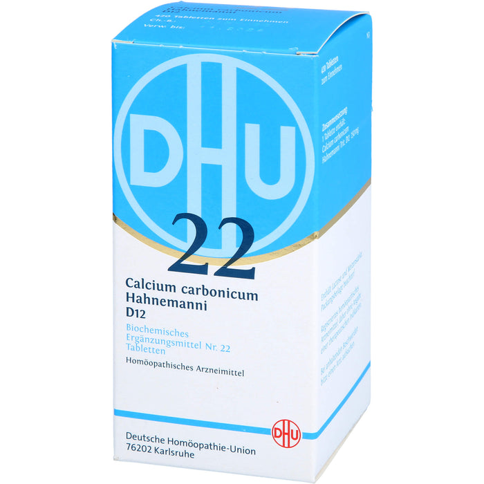 DHU Biochemie 22 Calcium carbonicum D12 Tabletten, 420 pcs. Tablets