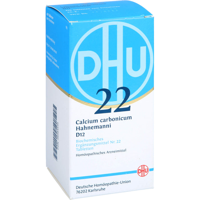 DHU Biochemie 22 Calcium carbonicum D12 Tabletten, 420 pc Tablettes