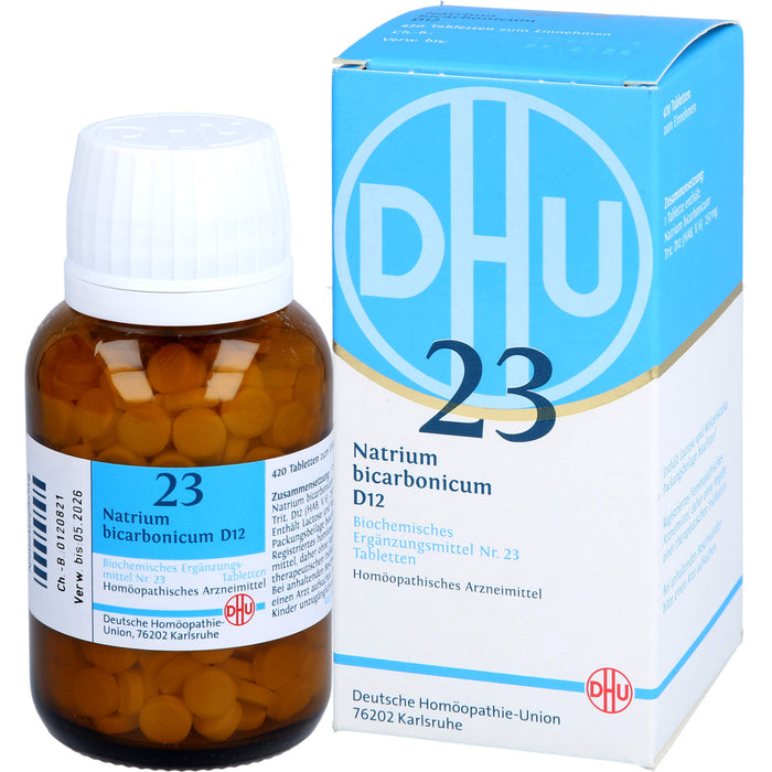 DHU Schüßler-Salz Nr. 23 Natrium bicarbonicum D12 Tabletten, 420 pcs. Tablets