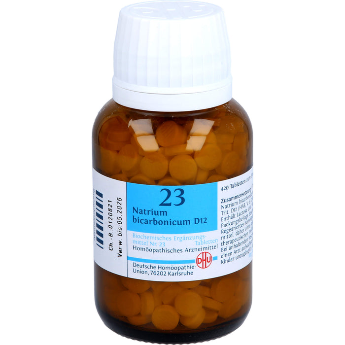 DHU Schüßler-Salz Nr. 23 Natrium bicarbonicum D12 Tabletten, 420 pcs. Tablets