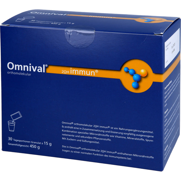 OMNIVAL orthomolekular 2OH immun 7 TP Granulat, 30 pc Sachets