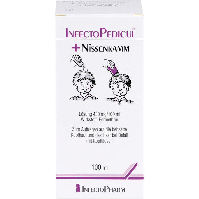 INFECTOPEDICUL Lösung + Nissenkamm bei Kopfläusen, 100 ml Lösung